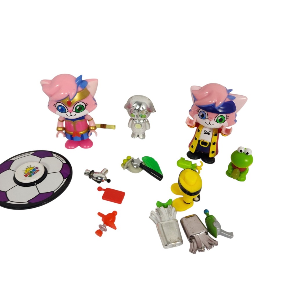 Ryan's World Cat Figures‎ with Accessories and Spinner Toy Lot